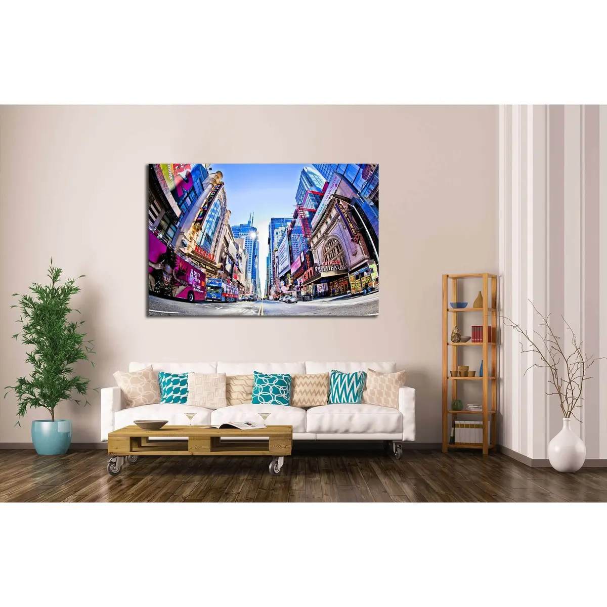 New York, Times Square And 42Nd Stree №2267 Ready To Hang Canvas Print 3