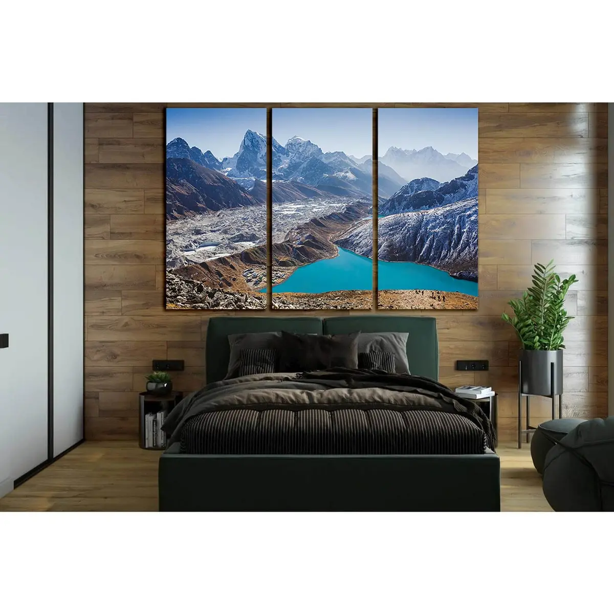 Ngozumpa Glacier Flowing Down №Sl1355 Ready To Hang Canvas Print 5