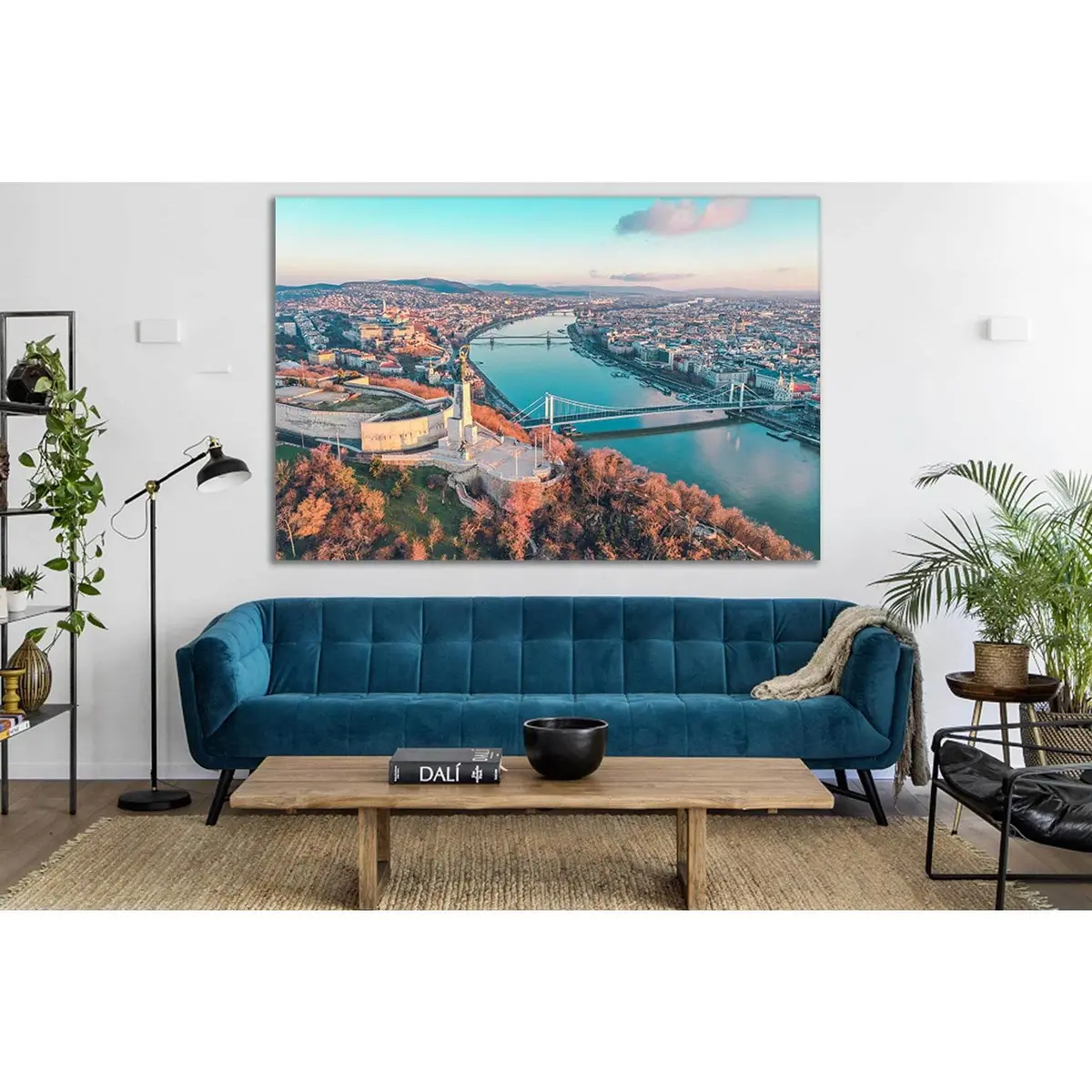 Nice View Of Budapest №Sl339 Ready To Hang Canvas Print 2