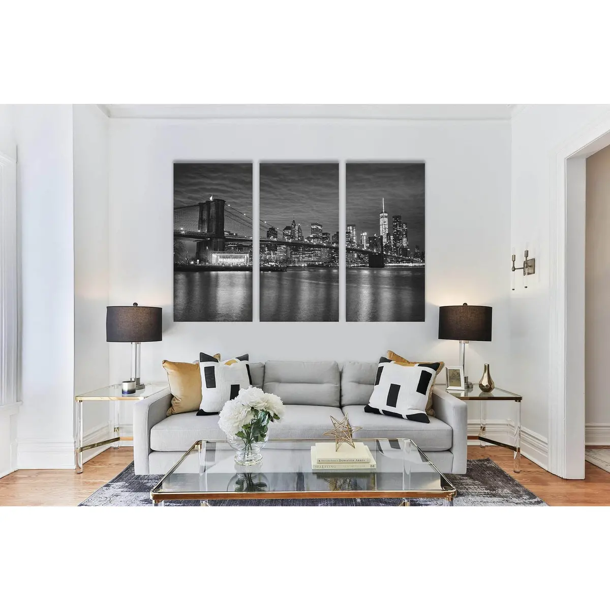 Night New York №D2837 Ready To Hang Canvas Print 5
