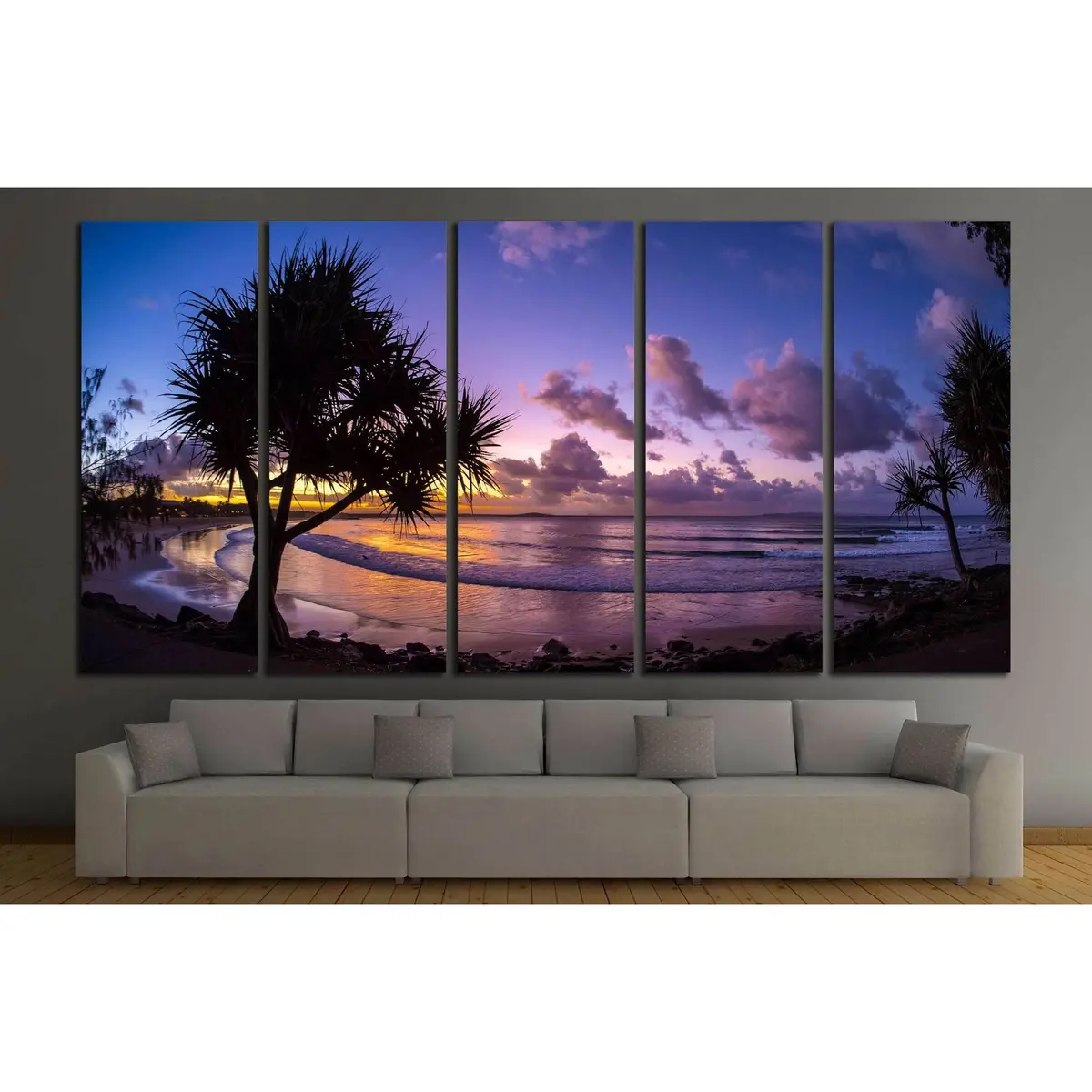Noosa, Queensland Canvas Wall Art – Ready-to-Hang Print #3164 - Image 3