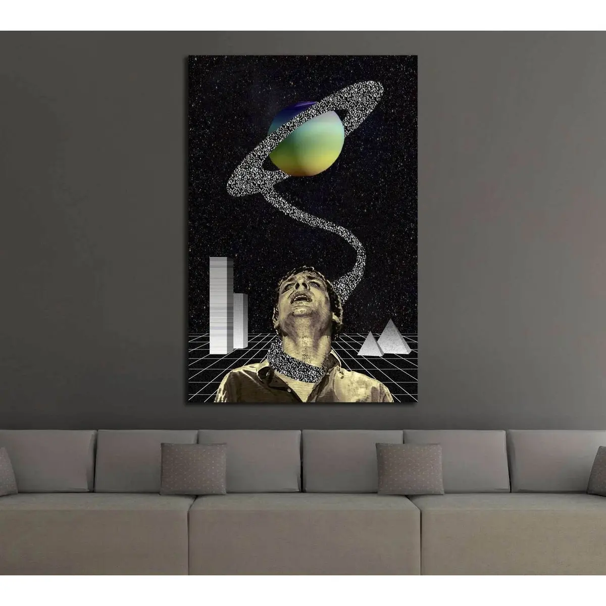 Normality Is Death (Eugenia Loli) №3405 Ready To Hang Canvas Print 1