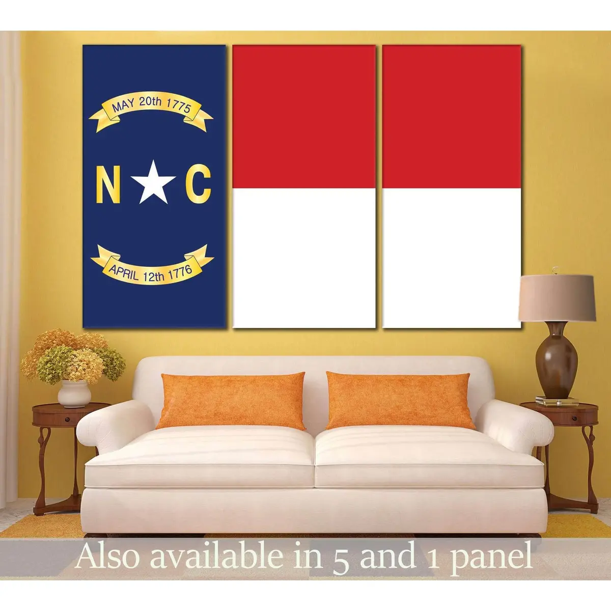 North Carolina Flag №827 Ready To Hang Canvas Print 5