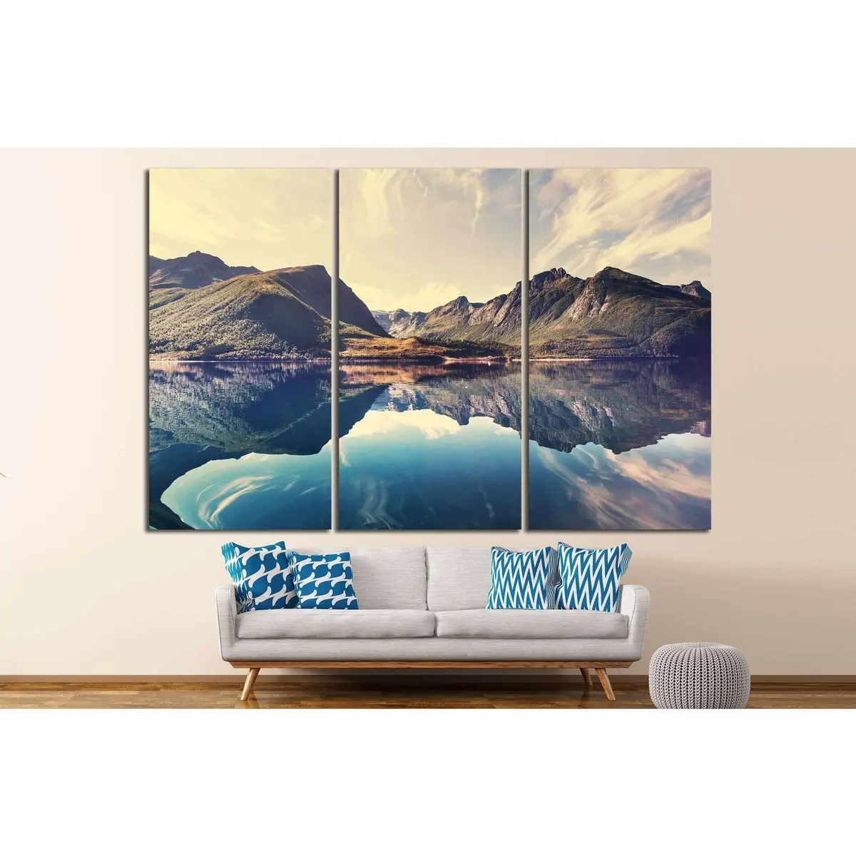 Norway Landscapes №642 Ready To Hang Canvas Print 5