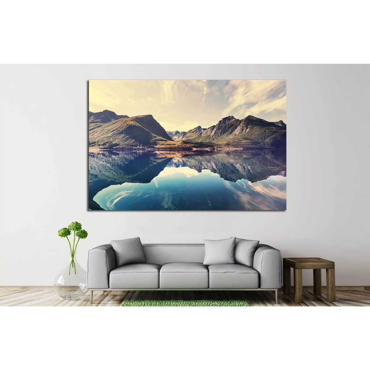 Norway Landscapes №642 Ready To Hang Canvas Print 2