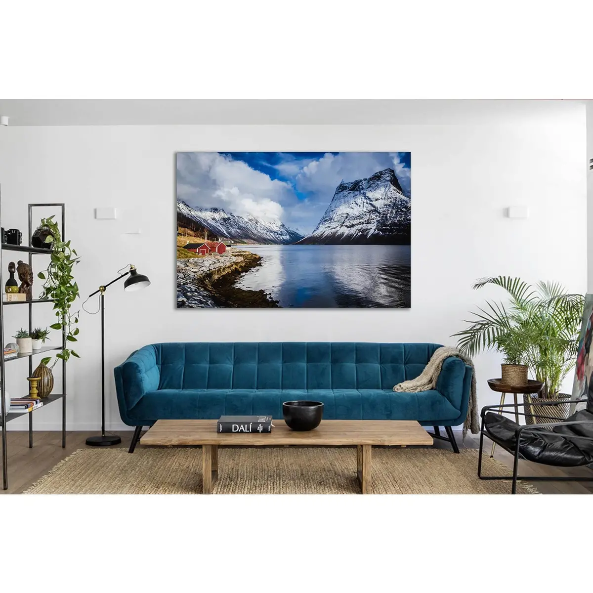 Norway Traditional Red House №Sl37 Ready To Hang Canvas Print 2