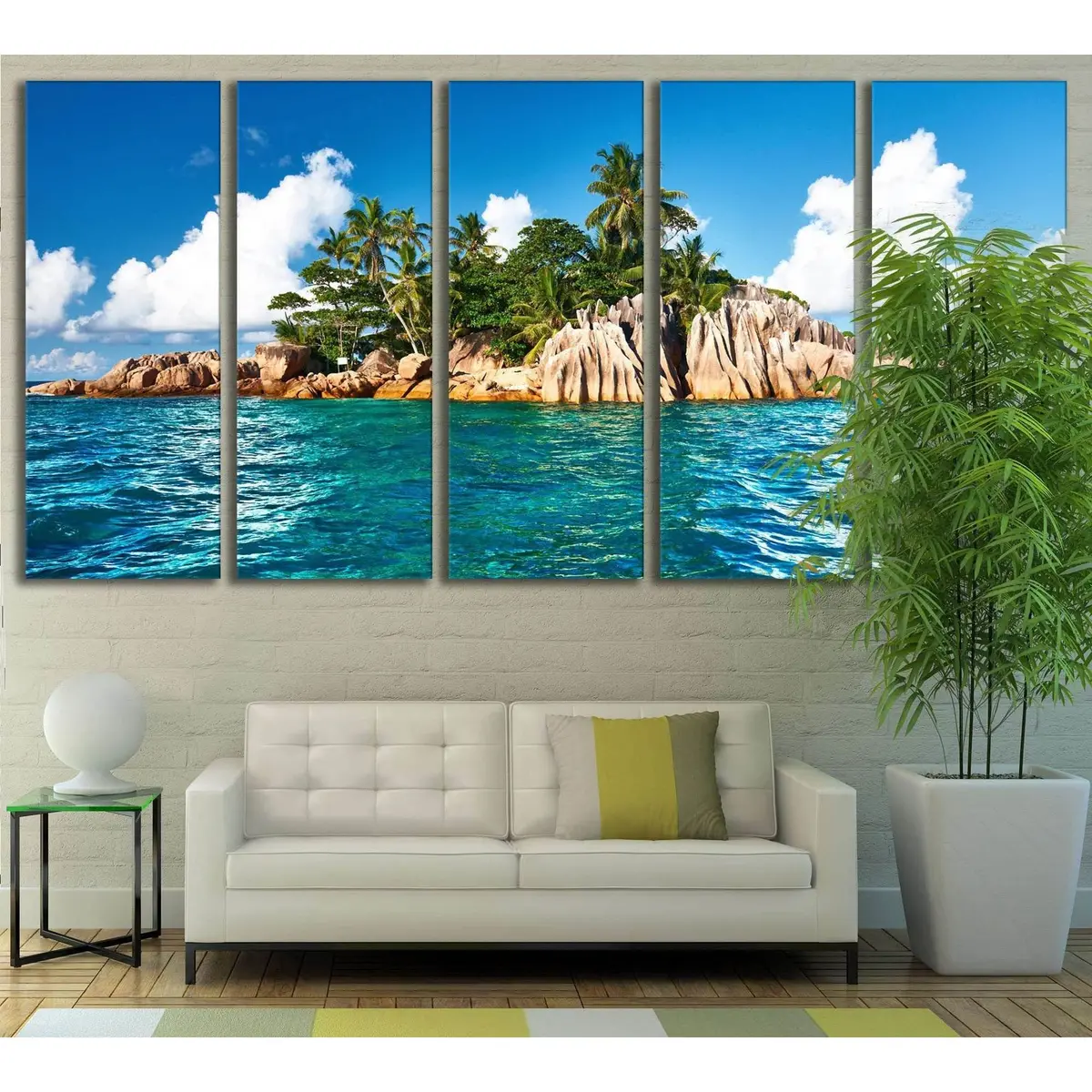 Ocean Scene #742 Premium Ready-to-Hang Canvas Art