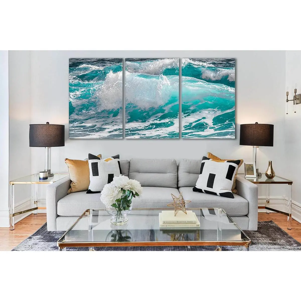 Ocean Wave Movement №Sl181 Ready To Hang Canvas Print 5