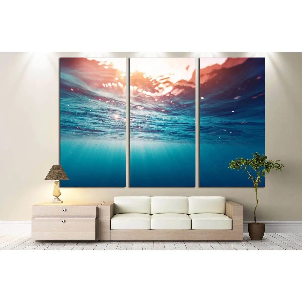 Ocean Waves №501 Ready To Hang Canvas Print 5