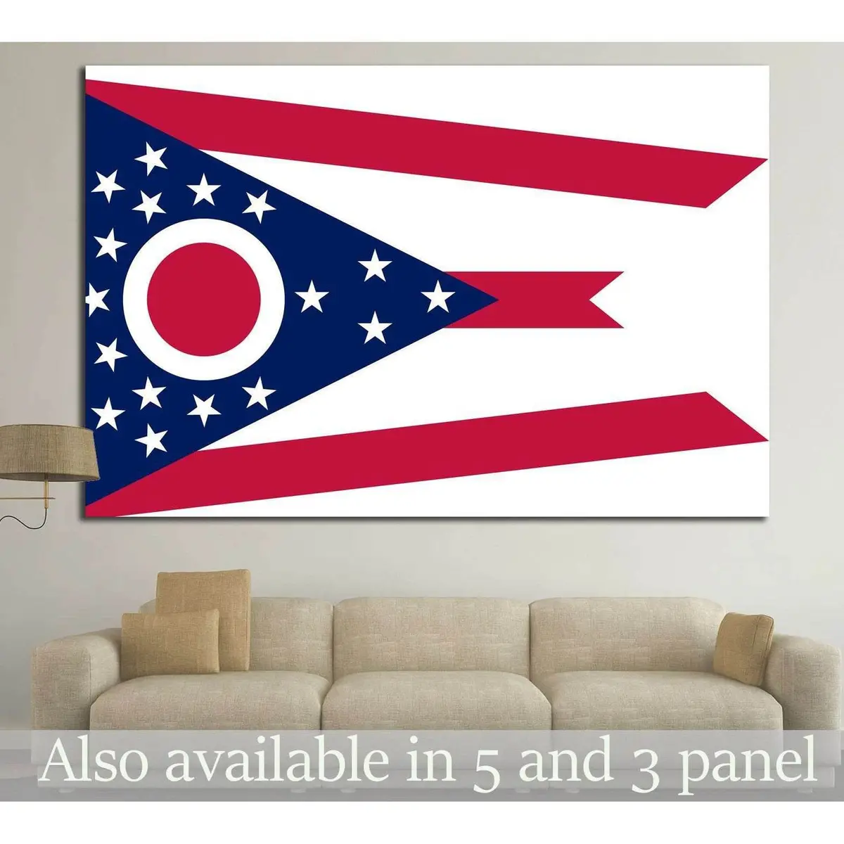 Ohio №675 Ready To Hang Canvas Print 1