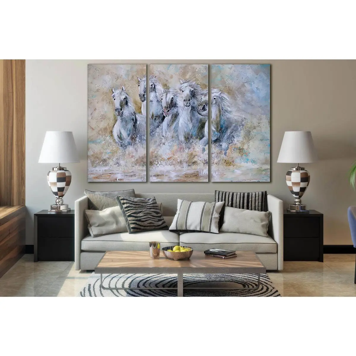 Oil Painting Horses №Sl574 Ready To Hang Canvas Print 5
