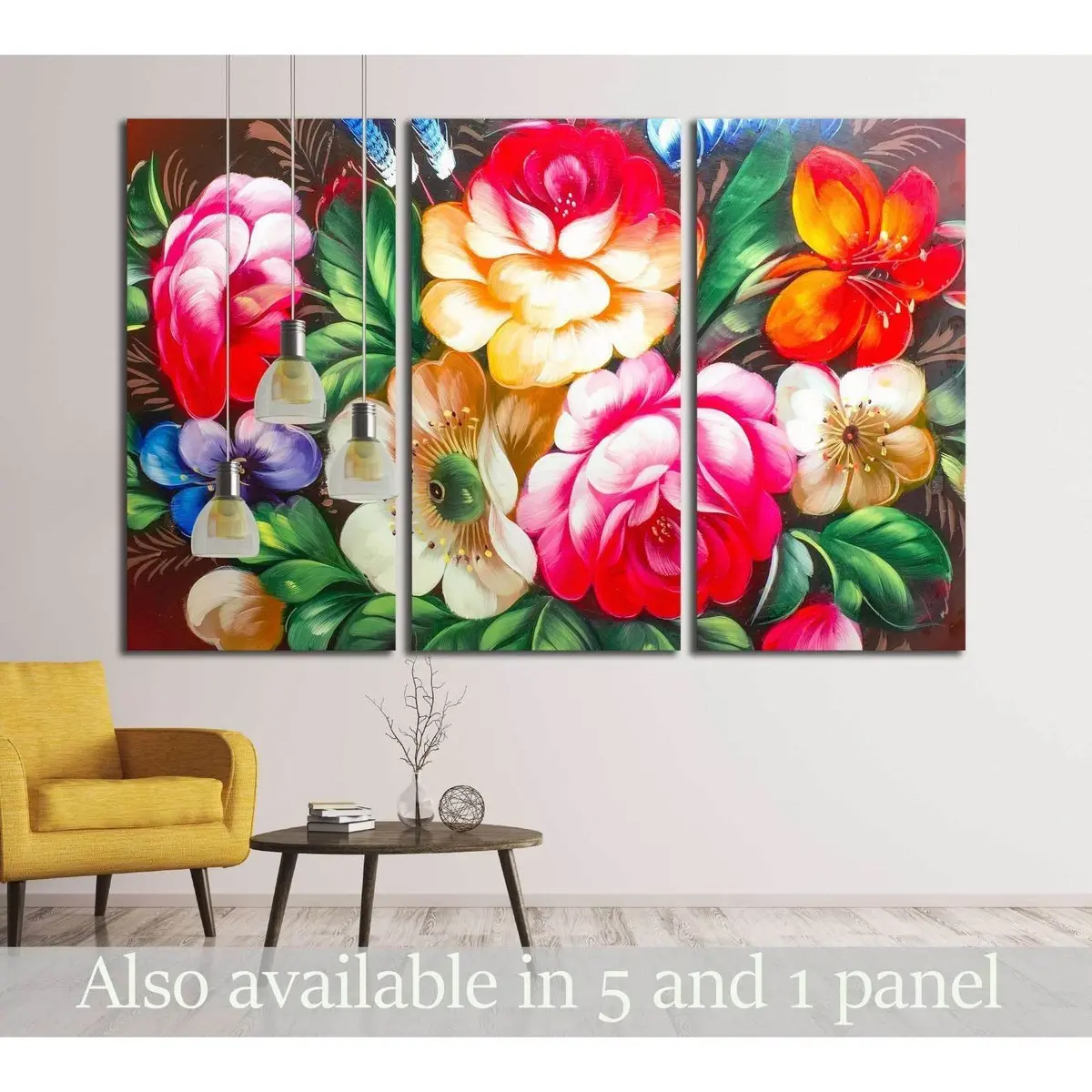 Oil Painting, Impressionism Style, Texture Painting, Flower Still Life Painting Art Painted Color Image №2573 Ready To Hang Canvas Print 5