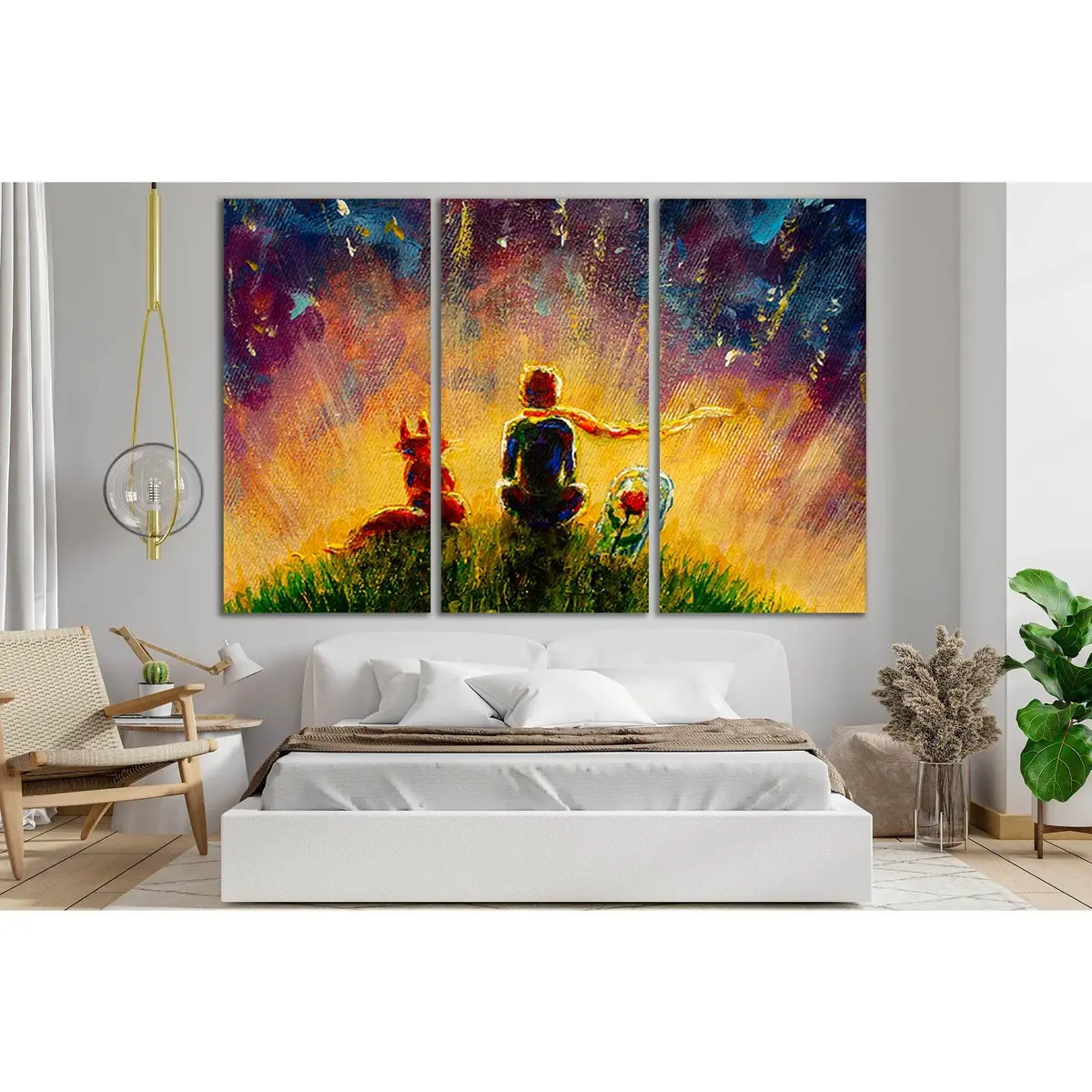 Oil Painting Little Prince №Sl612 Ready To Hang Canvas Print 5