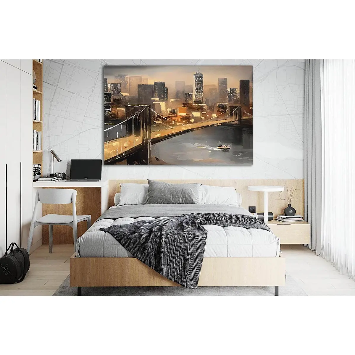 Oil Painting On Canvas New York №Sl583 Ready To Hang Canvas Print 2