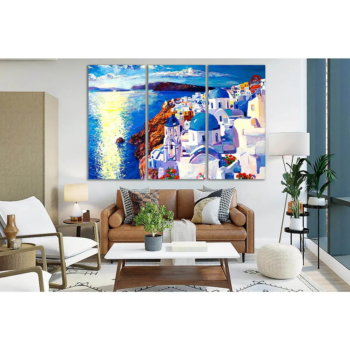 Oil Painting Santorini №Sl601 Ready To Hang Canvas Print 5