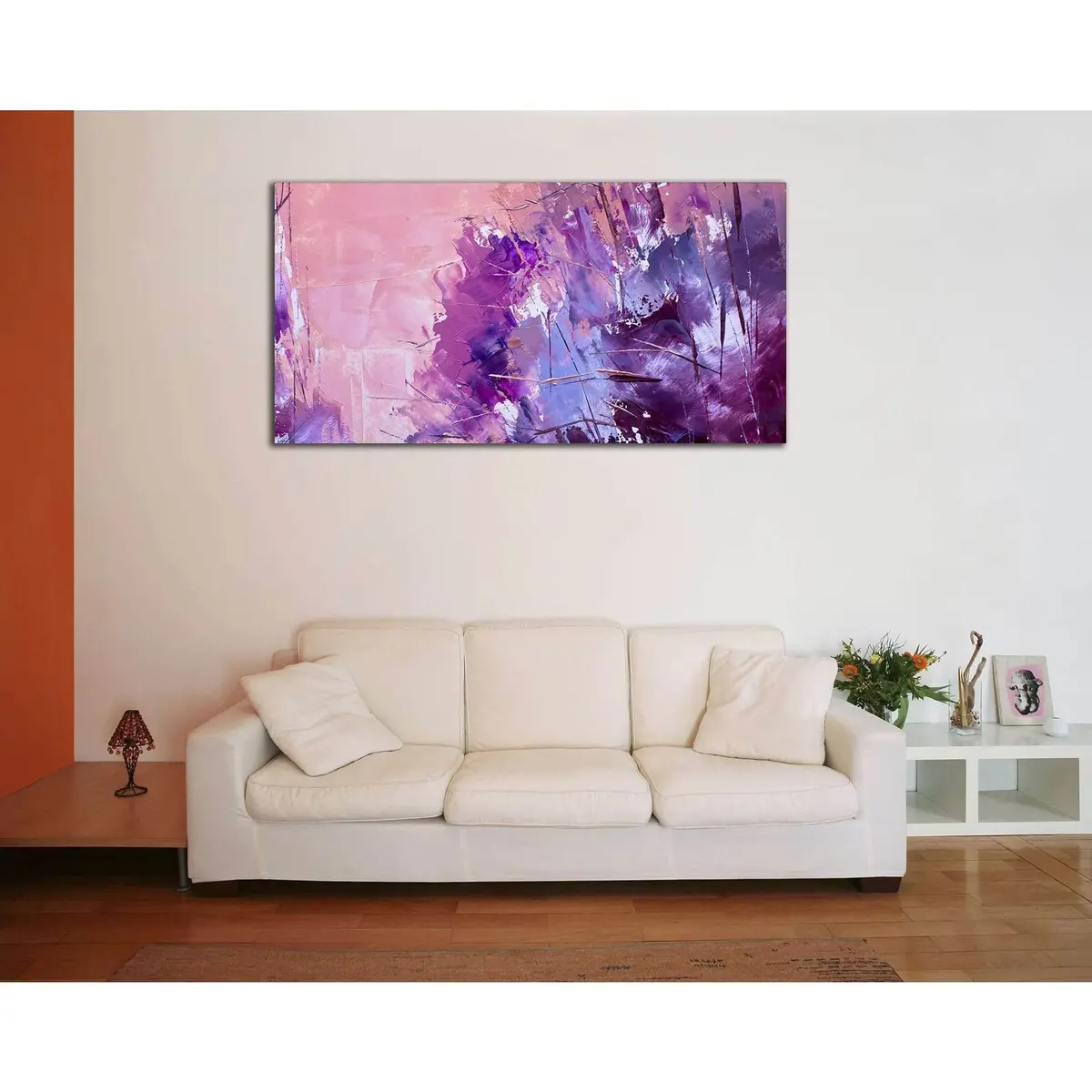 Oil Paints Abstract №789 Ready To Hang Canvas Print 2