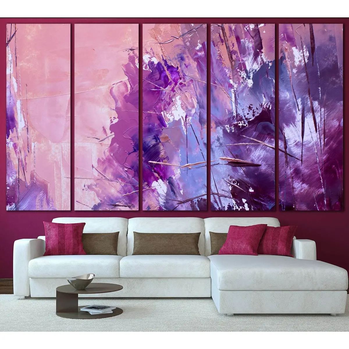 Abstract Oil Painting #789 – Premium Ready-to-Hang Canvas Print