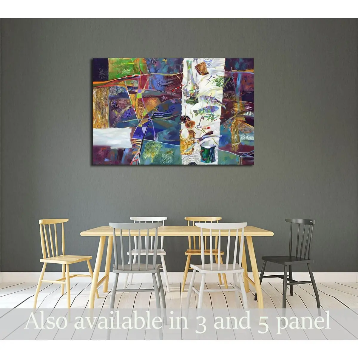 Oil Paints Picture №3226 Ready To Hang Canvas Print 1