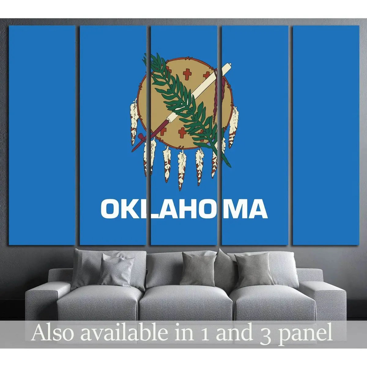 Oklahoma #656 Premium Canvas Wall Art – Ready to Hang