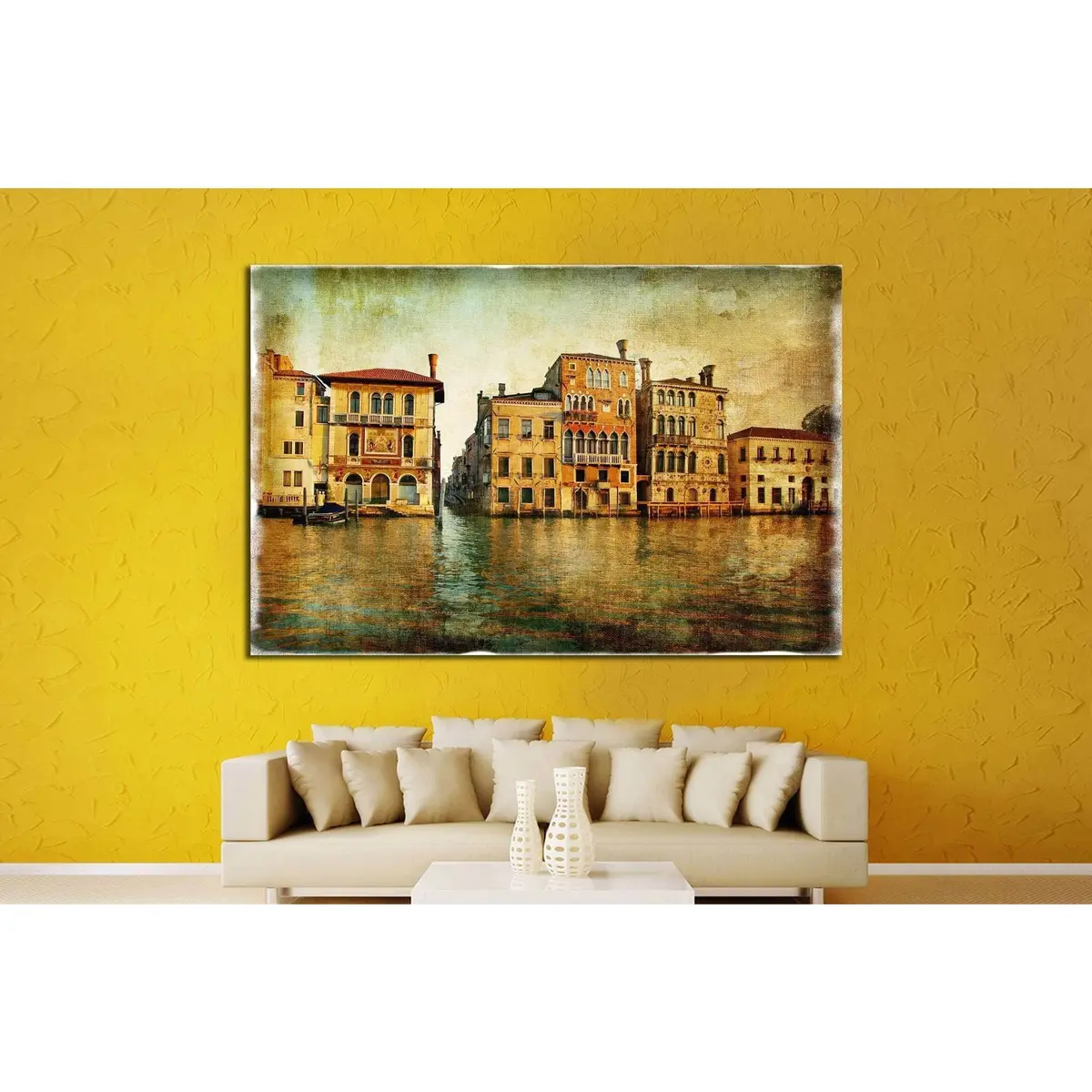 Old Beautiful Venice №757 Ready To Hang Canvas Print 3