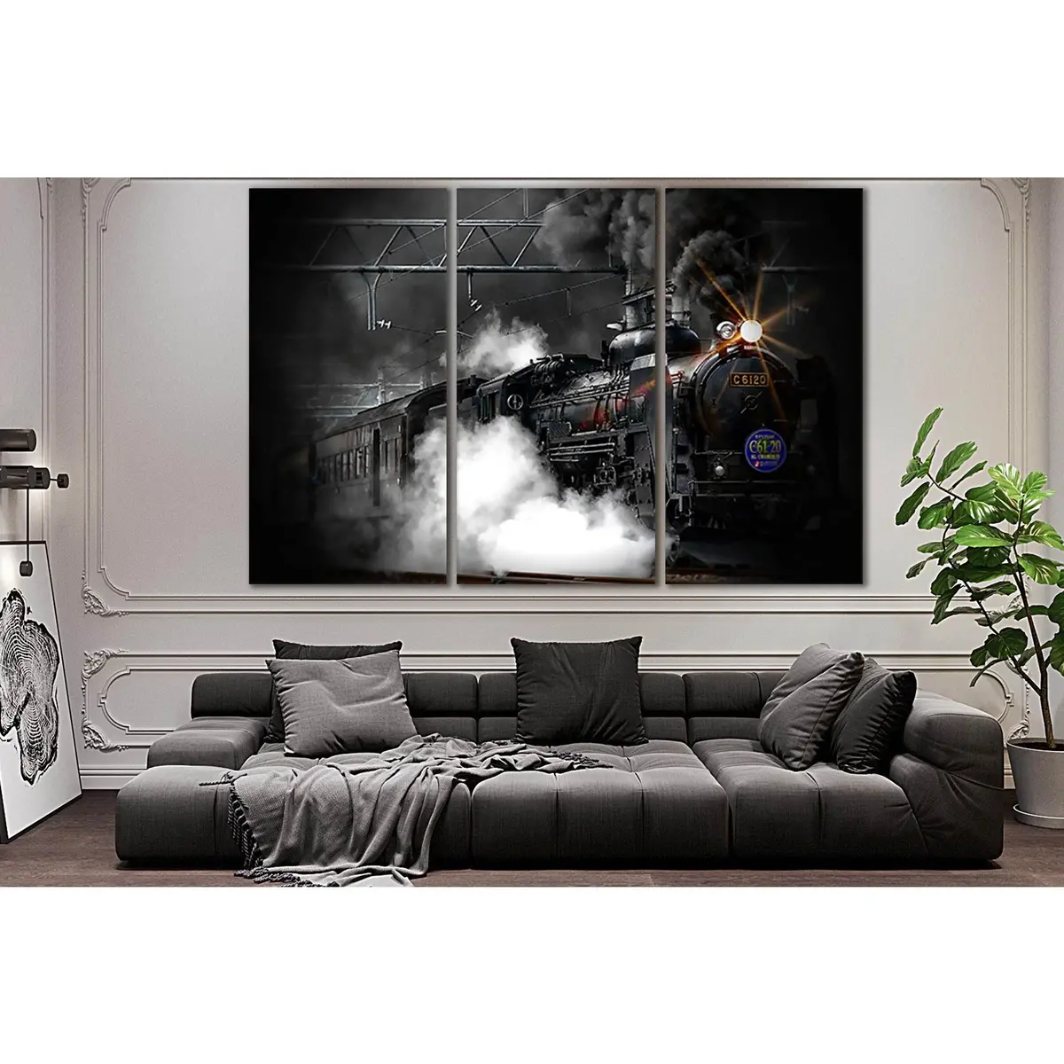 Old Steam Train №Sl750 Ready To Hang Canvas Print 5