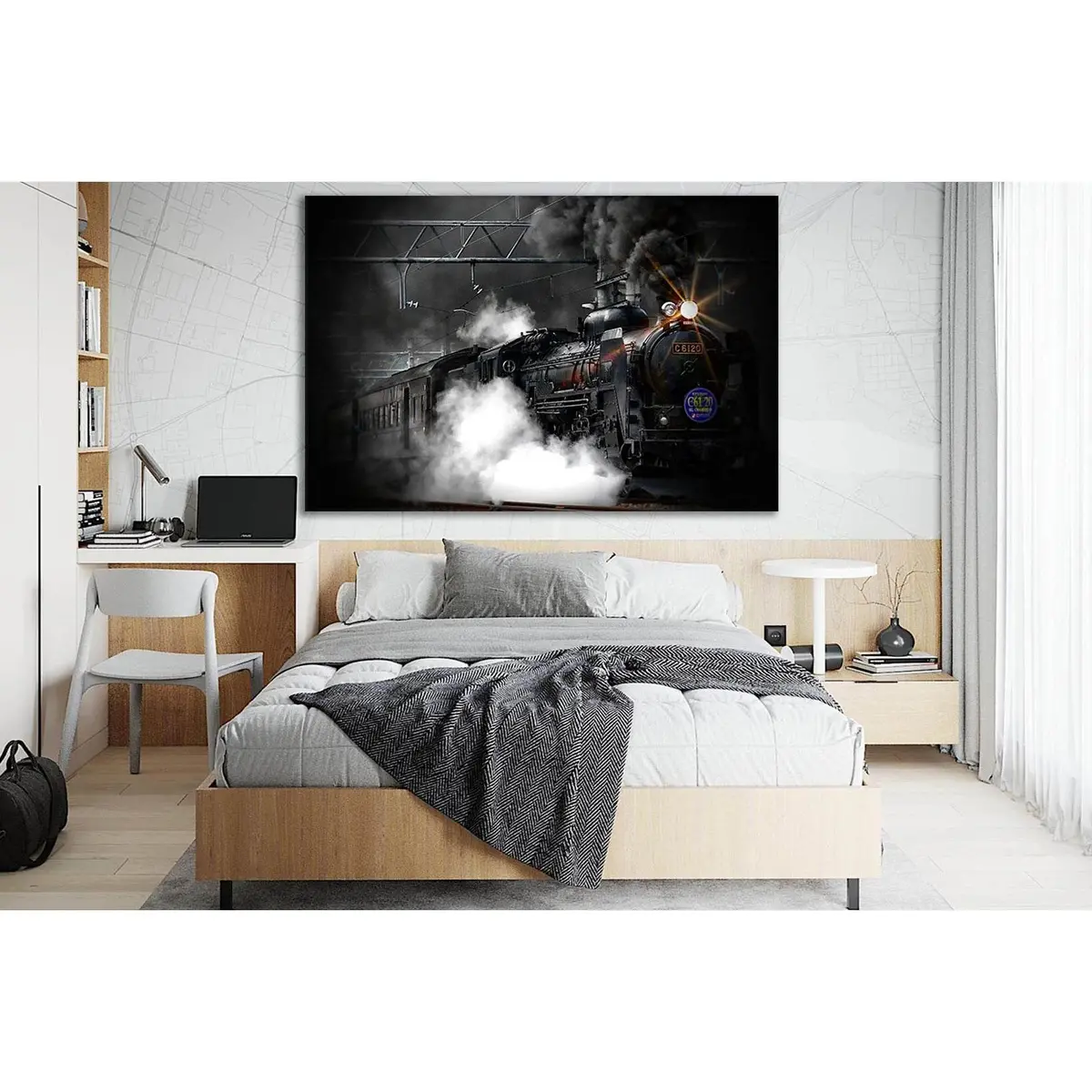 Old Steam Train №Sl750 Ready To Hang Canvas Print 2