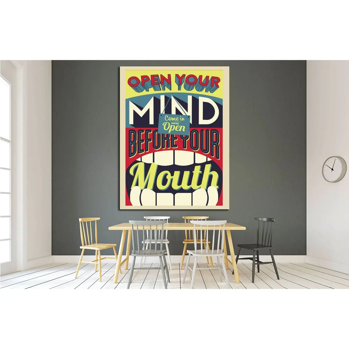 Open Your Mind №4545 Ready To Hang Canvas Print 3