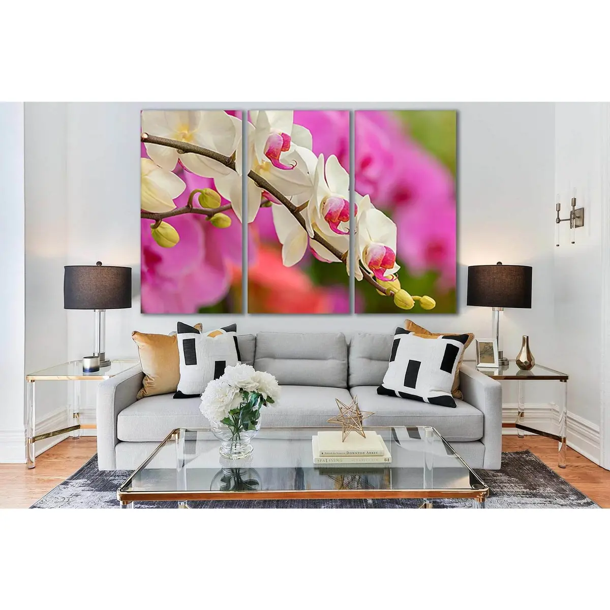 Orchid Flowers Close Up №Sl682 Ready To Hang Canvas Print 5