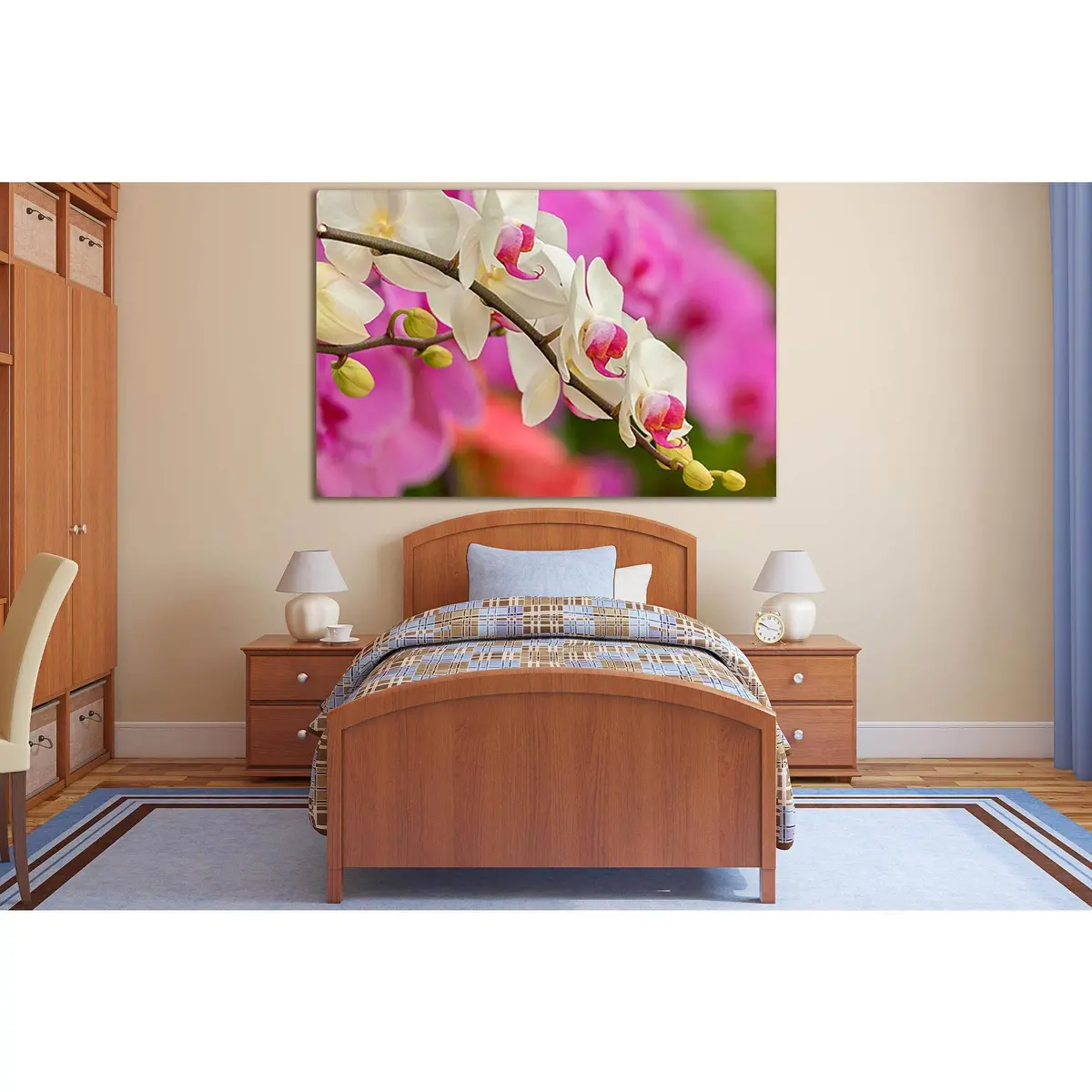 Orchid Flowers Close Up №Sl682 Ready To Hang Canvas Print 1