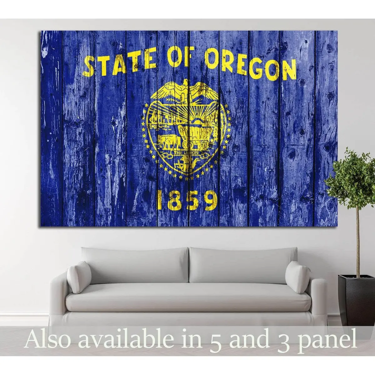 Oregon №666 Ready To Hang Canvas Print 1