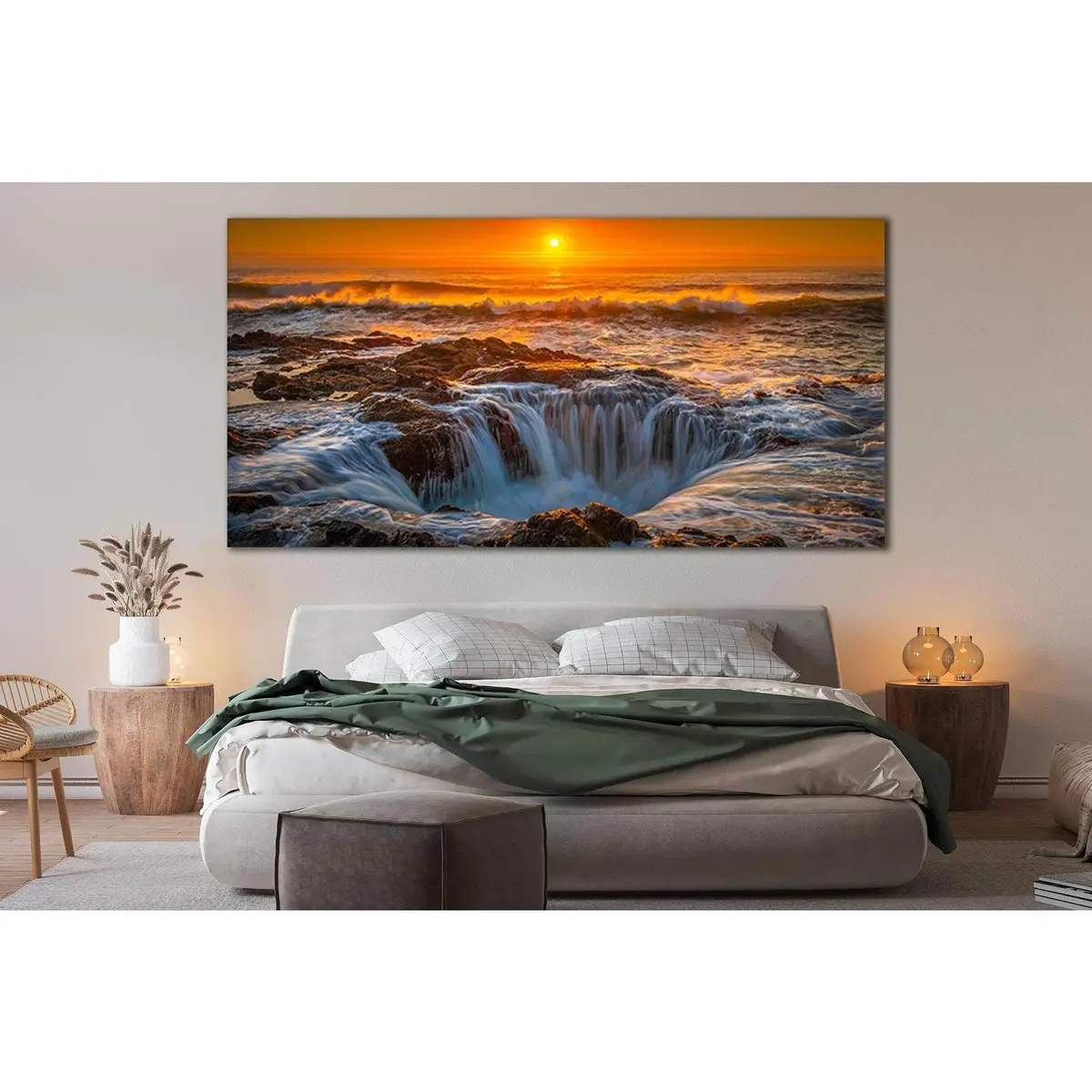 Oregon Ocean Dawn №Sl212 Ready To Hang Canvas Print 2