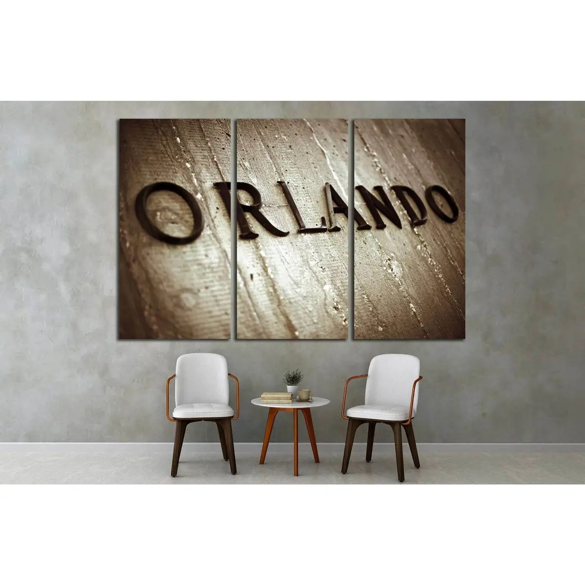 Orlando Sign №1951 Ready To Hang Canvas Print 5