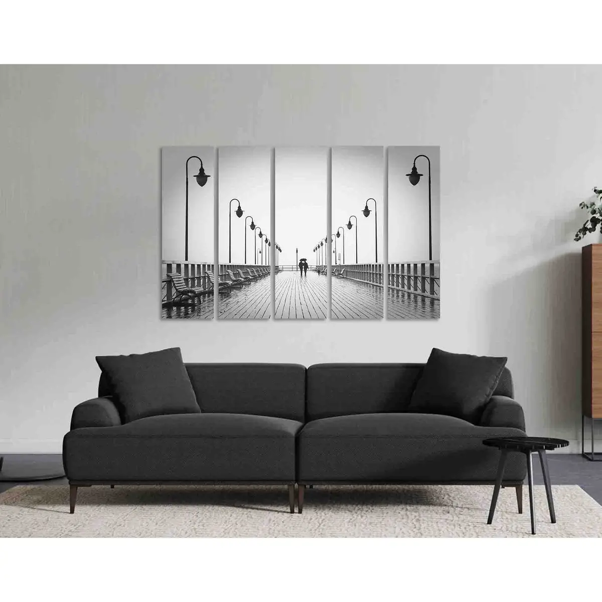 Orlowo Beach Art Print #D2824 – Ready-to-Hang Canvas Wall Decor - Image 3