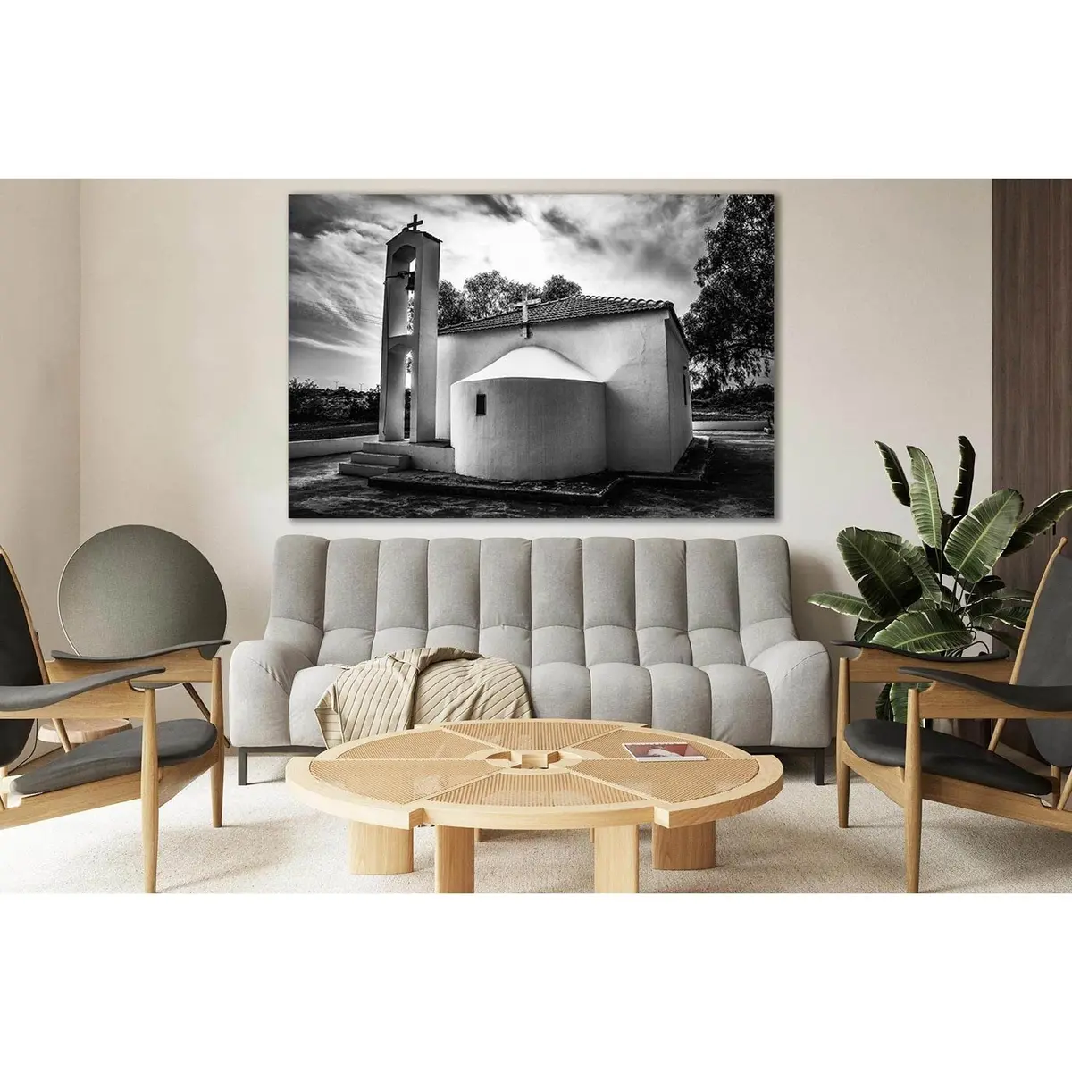 Orthodox Church Black And White №Sl883 Ready To Hang Canvas Print 1