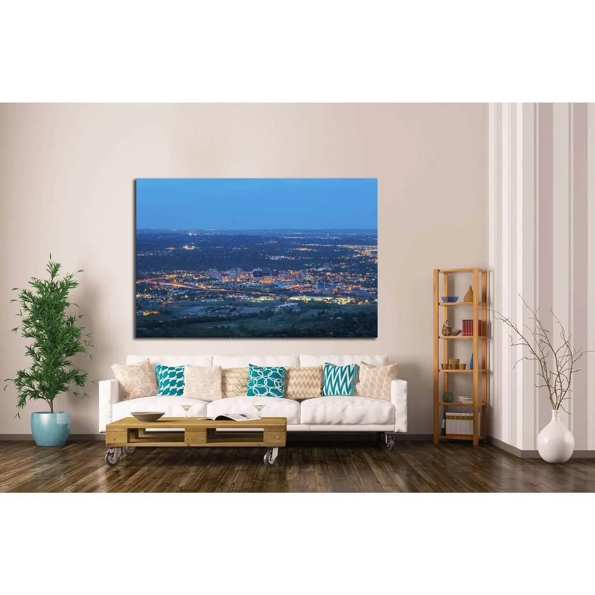 Overlooking Colorado Springs №1763 Ready To Hang Canvas Print 3