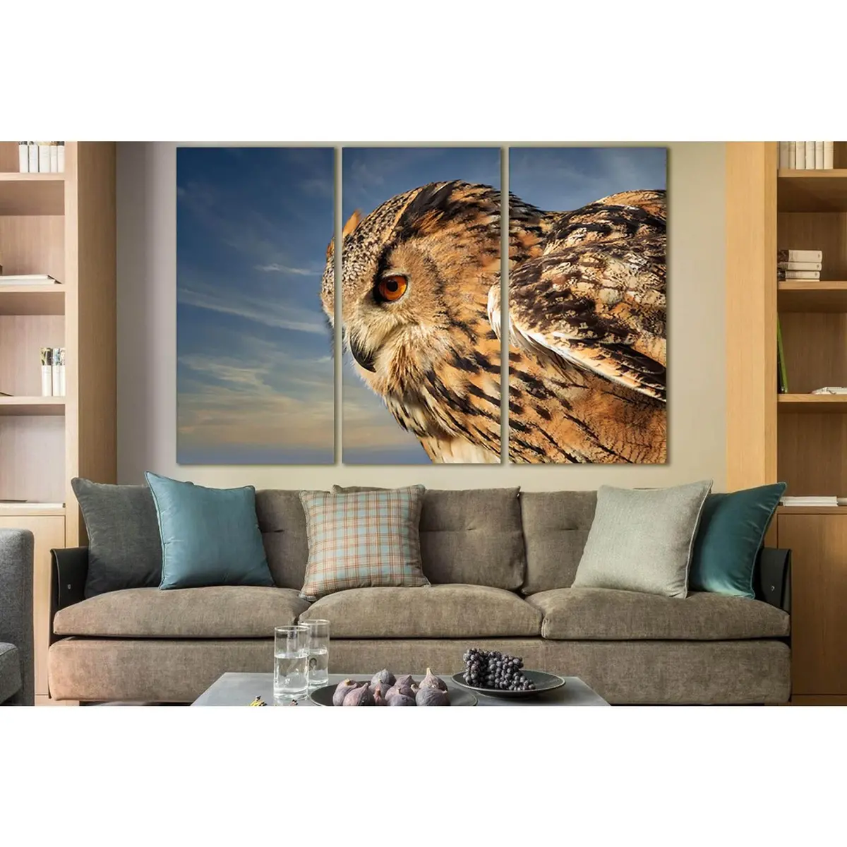 Owl Close Up №Sl1027 Ready To Hang Canvas Print 5