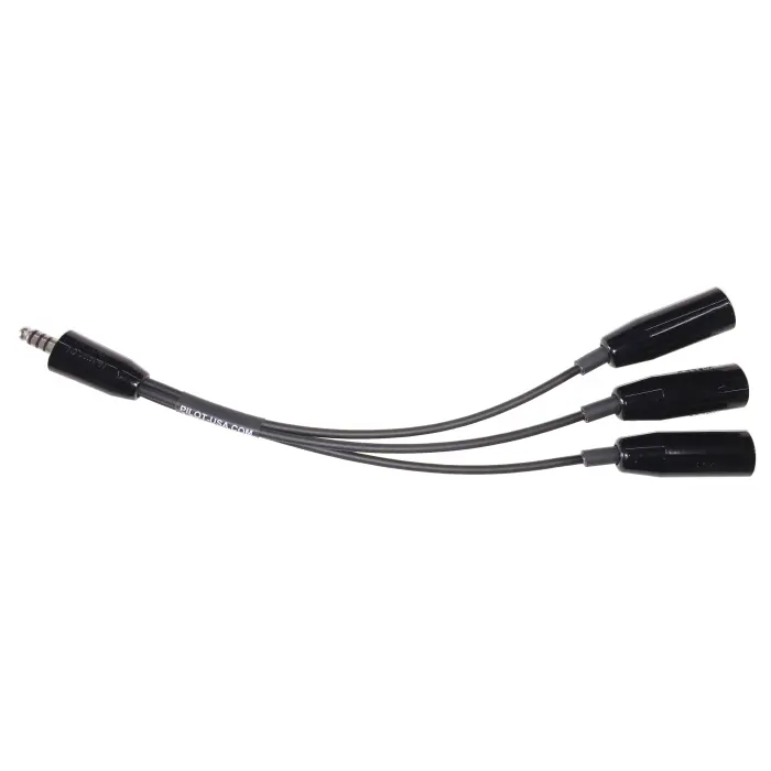 Triple Helicopter/Military Headset Adapter 1