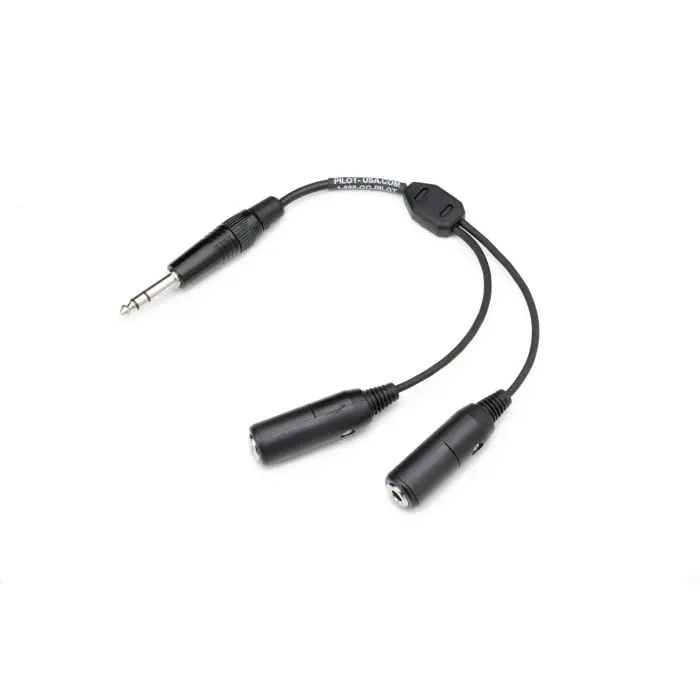 Ga (Twin Plugs) Headset Adapter To Single Plug 1