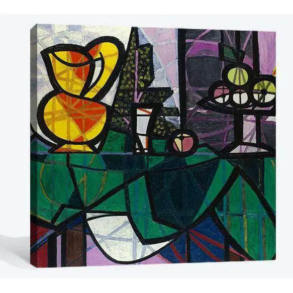 Pablo Picasso, Boccale E Fruiteria - Ready To Hang Canvas Print 1