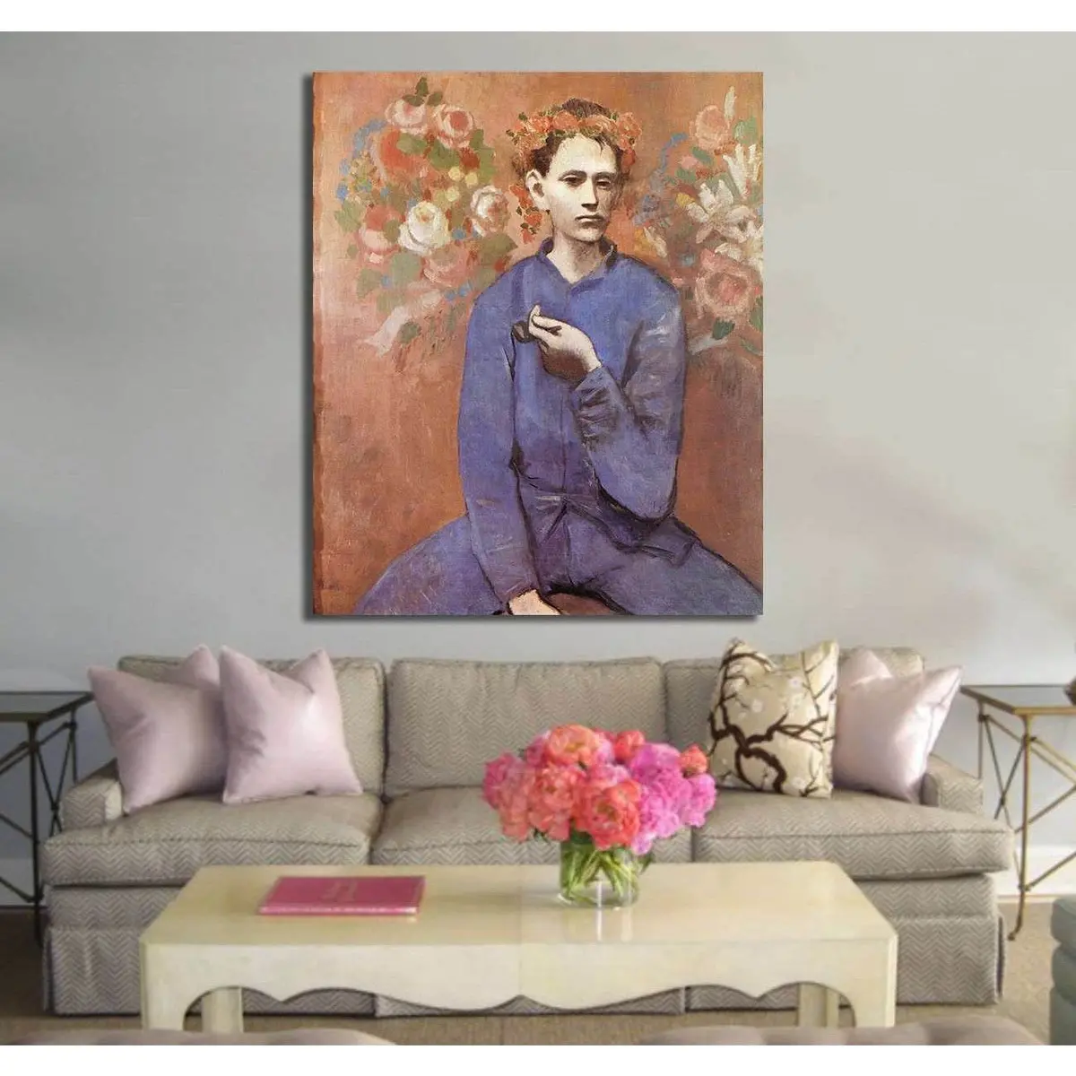 Pablo Picasso, Boy With A Pipe - Canvas Print 2