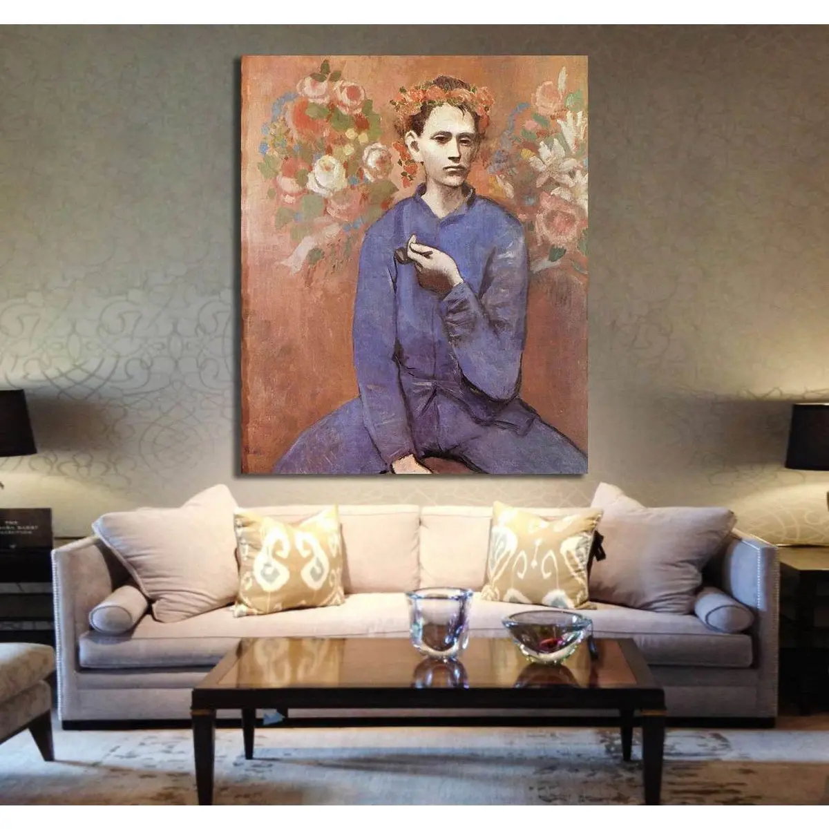 Pablo Picasso, Boy With A Pipe - Canvas Print 3