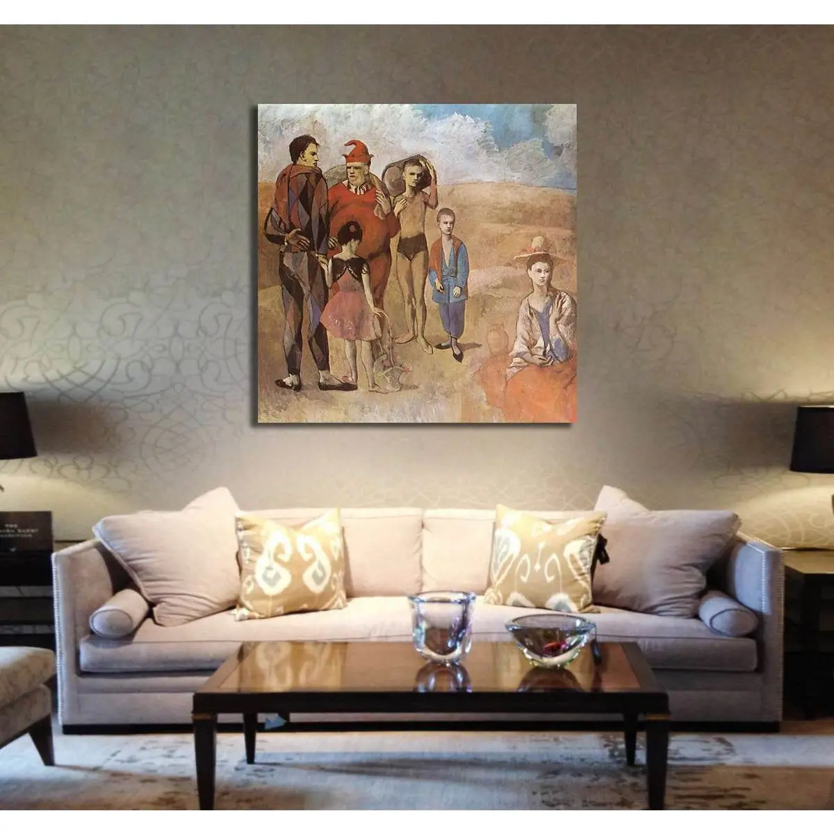 Pablo Picasso, Family Of Saltimbanques - Canvas Print 3