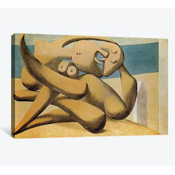 Pablo Picasso, Figures By The Sea (The Kiss) - Canvas Print 1