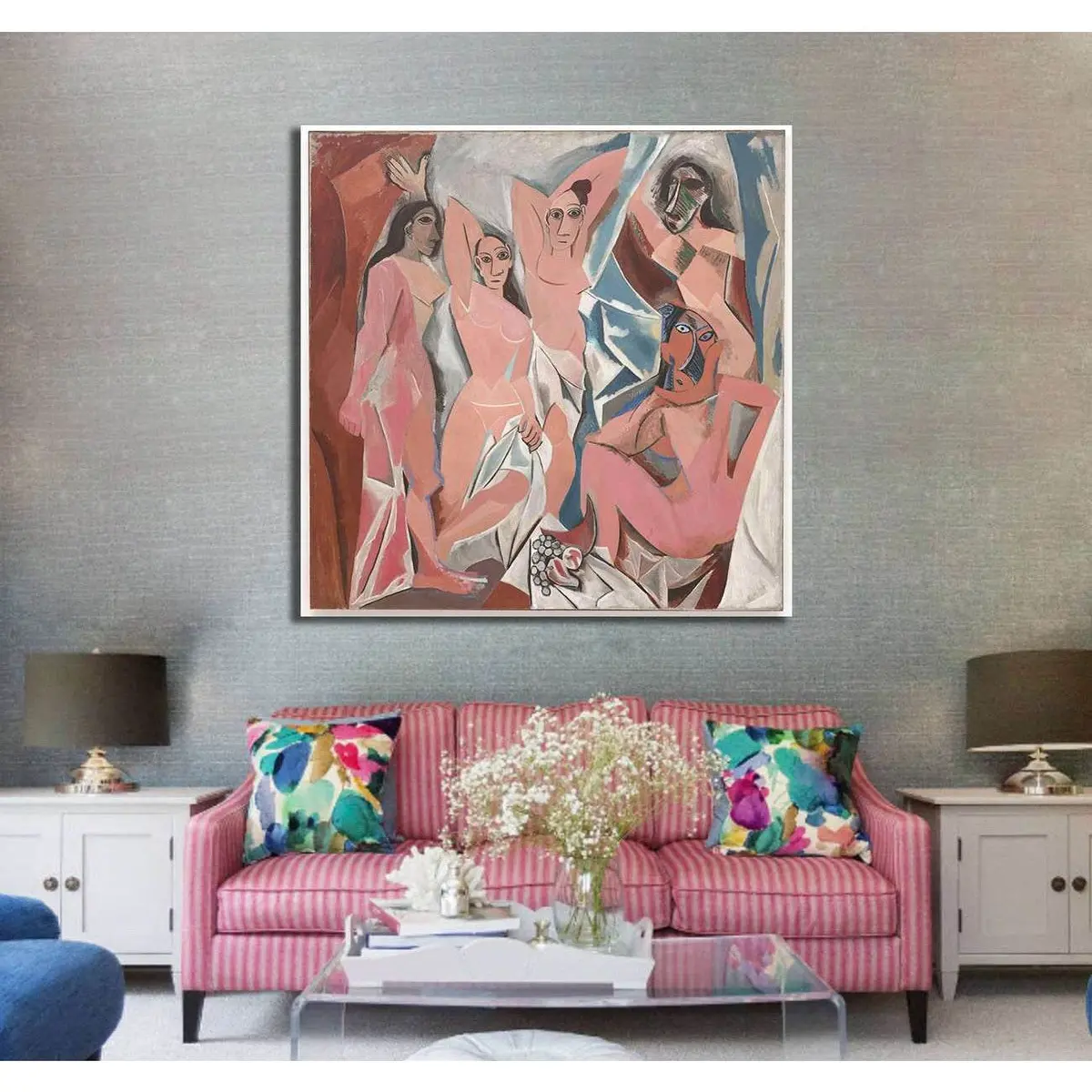 Pablo Picasso, Les Demoiselles D'avignon - Ready To Hang Canvas Print 3