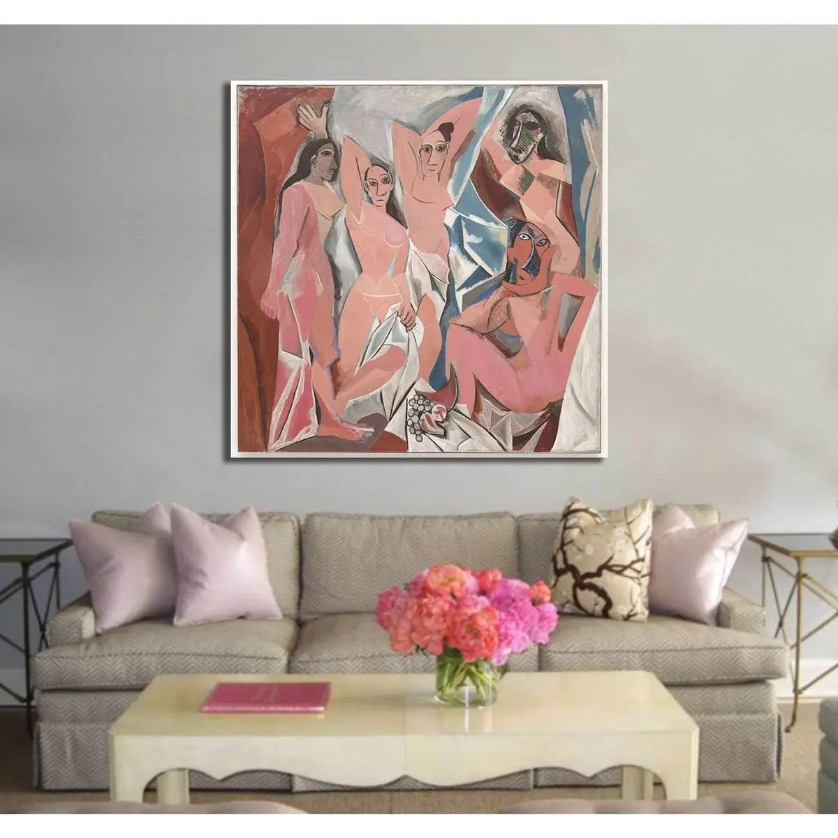 Pablo Picasso, Les Demoiselles D'avignon - Ready To Hang Canvas Print 2