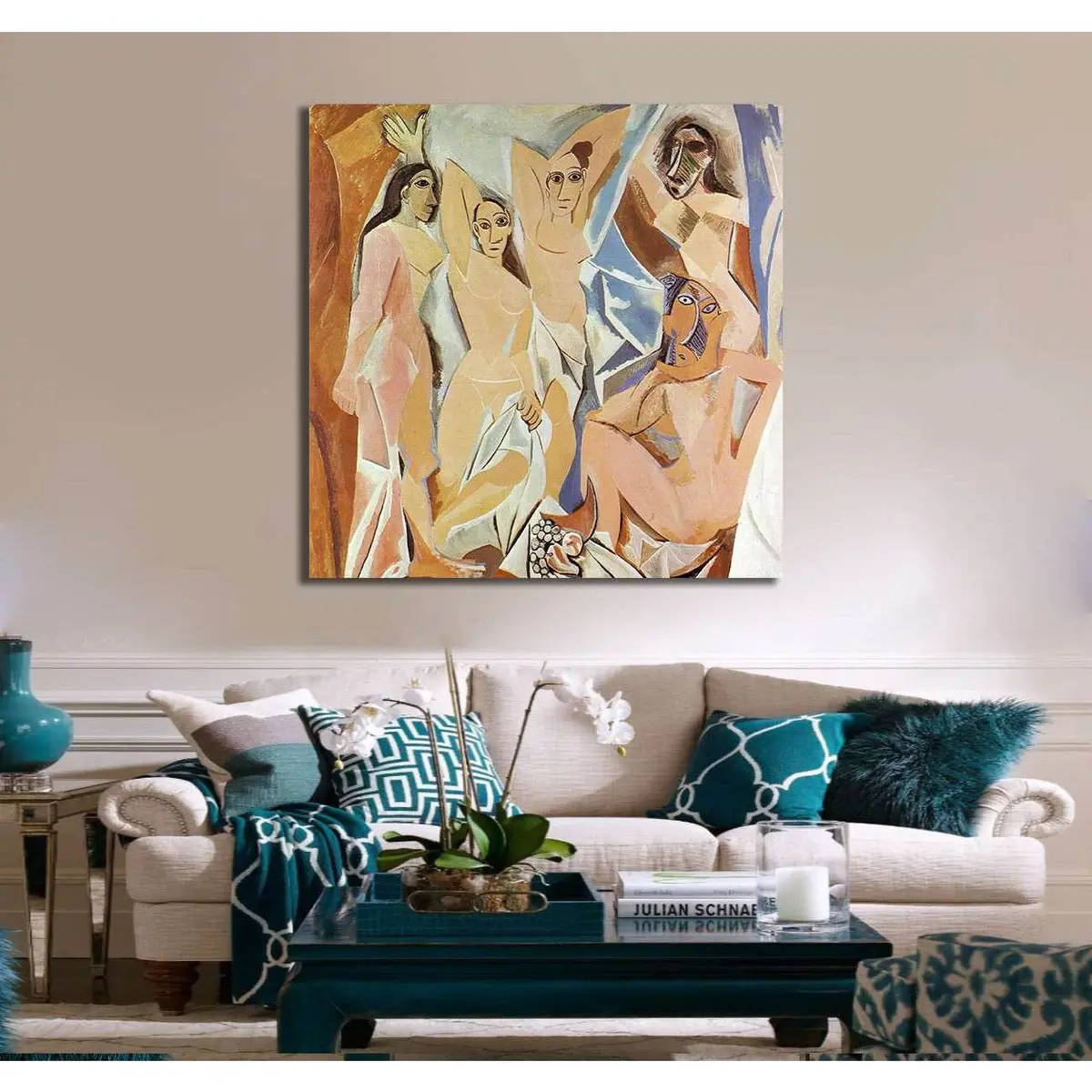 Pablo Picasso, Les Demoiselles D'avignon - Ready To Hang Canvas Print 2