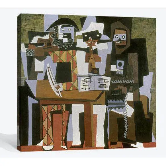 Pablo_Picasso, Nous Autres Musiciens Catpage - Canvas Print 1