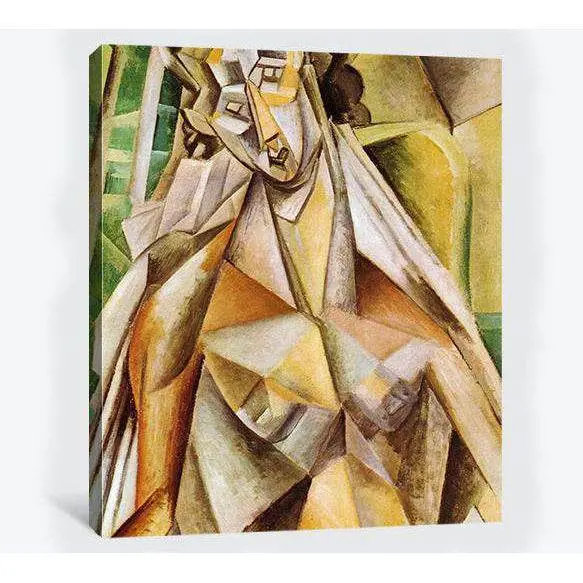 Pablo Picasso, Nude In An Armchair (Seated Woman) - Canvas Print 1