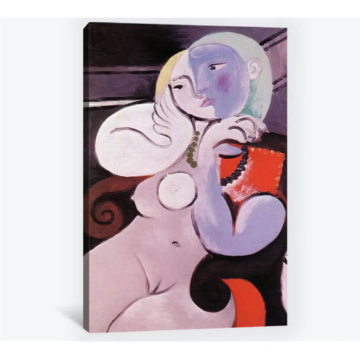 Pablo Picasso, Nude Woman In A Red Armchair - Canvas Print 1