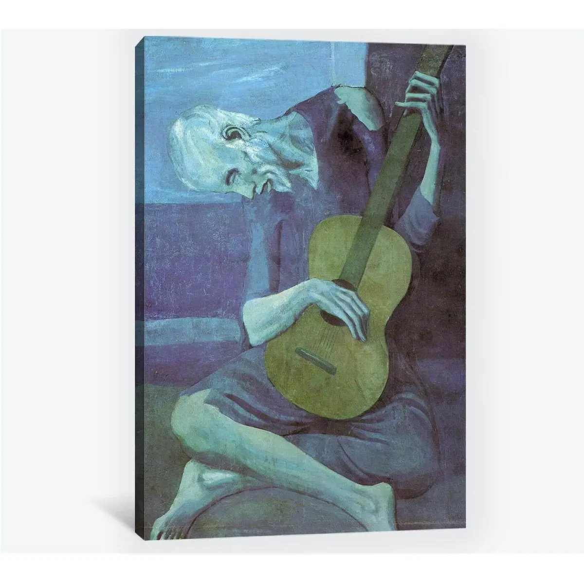 Pablo Picasso, Old Guitarist - Canvas Print 1